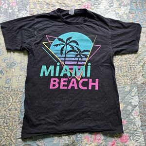 Miami Beach Graphic Tee Women's Size Small